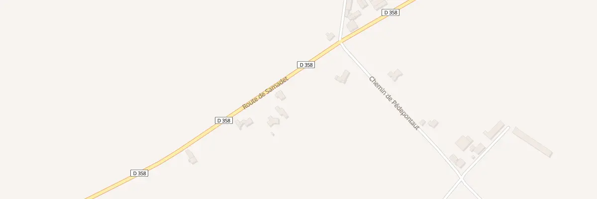 Plan du 1112 Rte de Samadet à Monségur