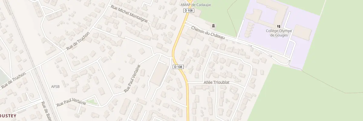 Plan du 412 Av de Saint-médard-d’Eyrans à Cadaujac