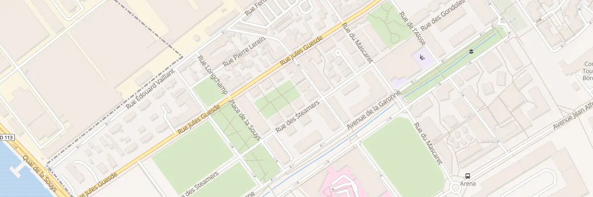 Plan du 1 Rue des Carrelets à Floirac