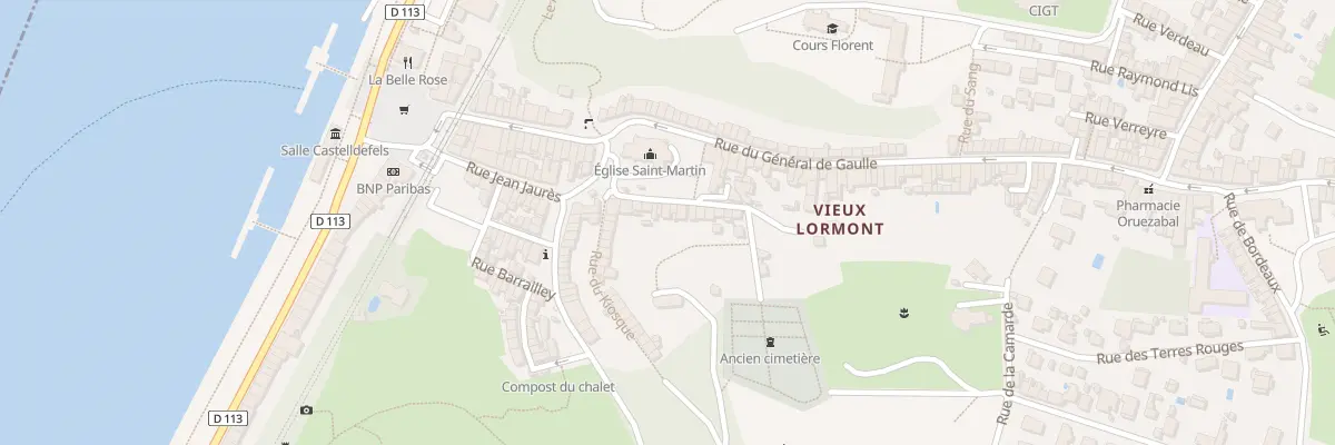 Plan du 6 Rue Jean Blandin à Lormont