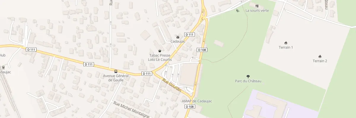 Plan du 390 Av du Gen de Gaulle à Cadaujac