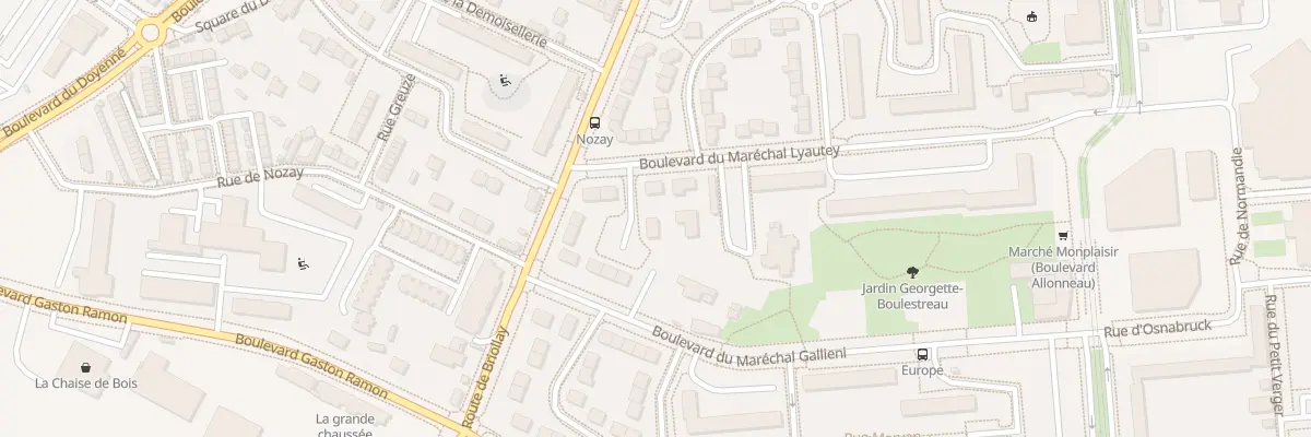 Plan du 3 Sq du Limousin à Angers