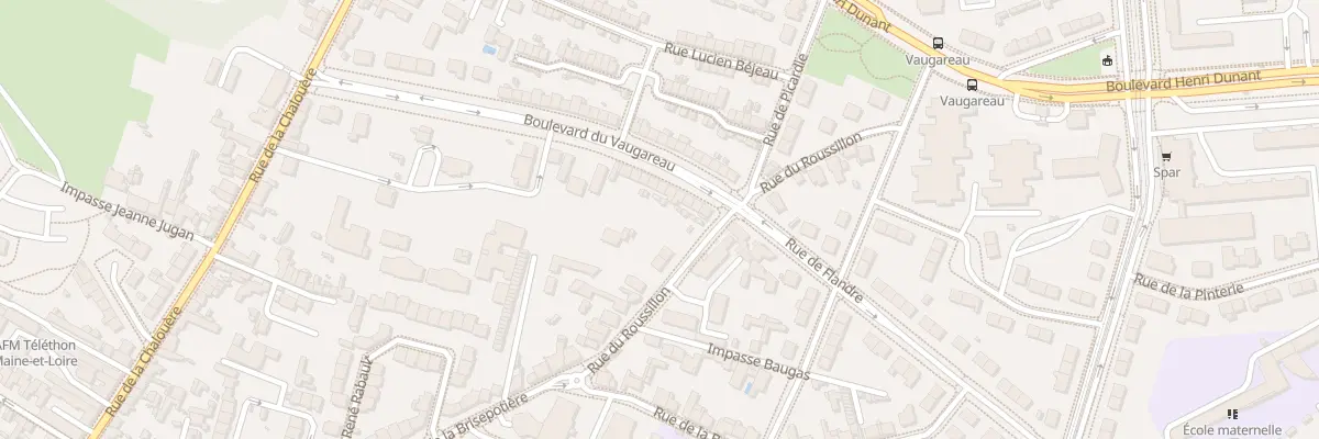 Plan du 60 Bd du Vaugareau à Angers