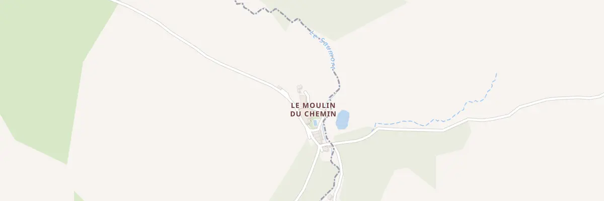 Plan du 1 Le Moulin du Chemin à Scillé