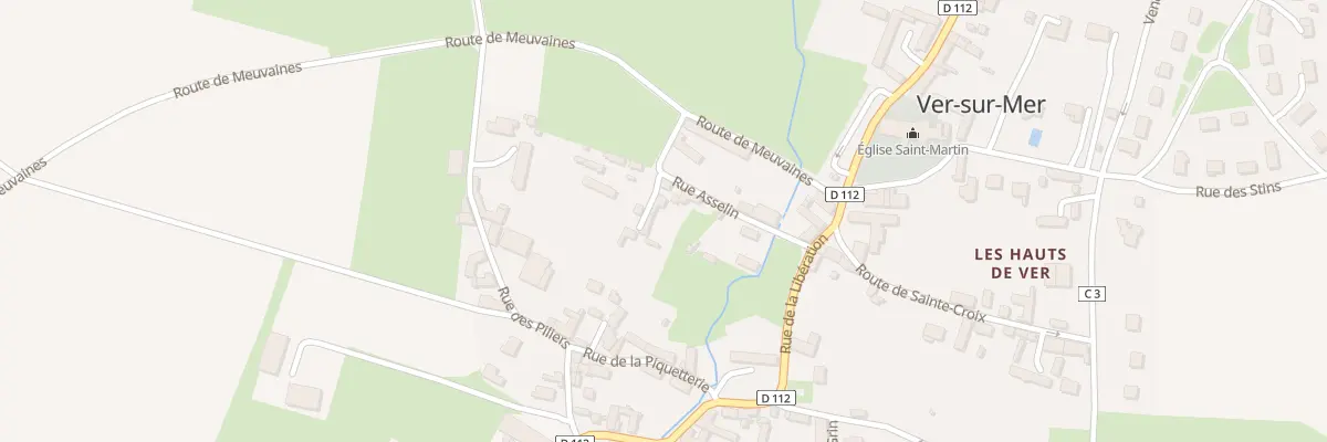 Plan du 7 Rue Asselin à Ver-sur-Mer
