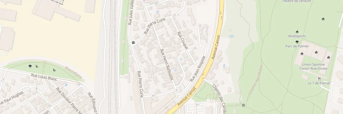 Plan du 19 Rue Henri Barbusse à Cenon