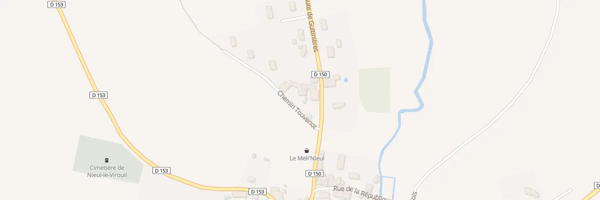 Plan du 4 Che Touvenot à Nieul-le-Virouil