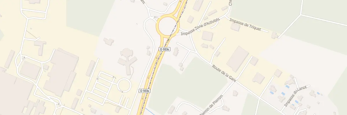 Plan du 1205 Rte de la Gare à Benquet