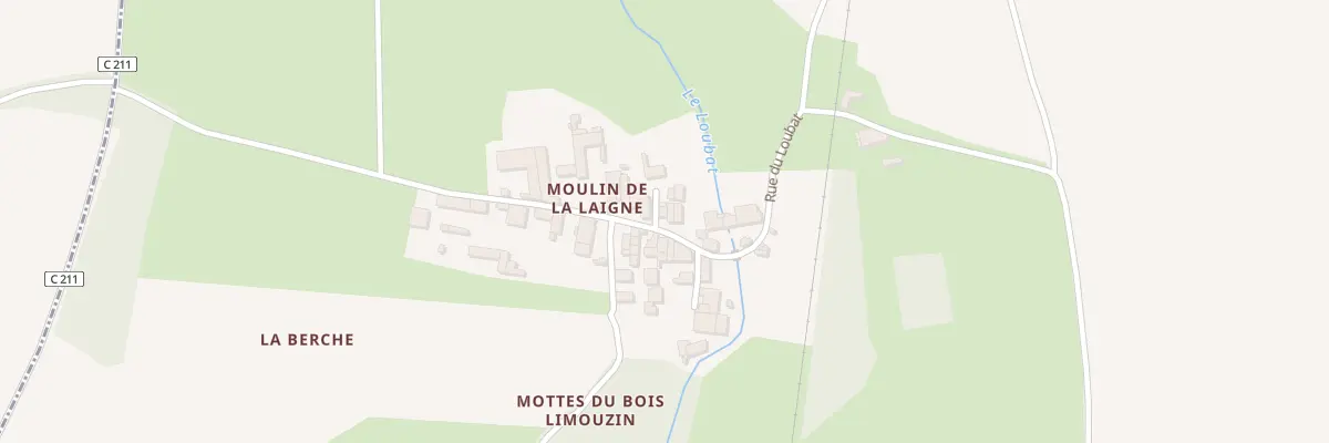Plan du 43 Rue du Loubat à Asnières-la-Giraud
