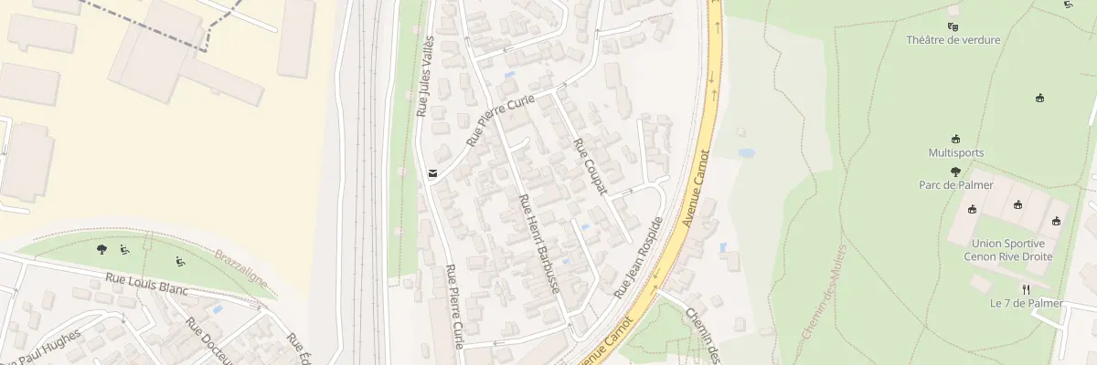 Plan du 25B Rue Henri Barbusse à Cenon