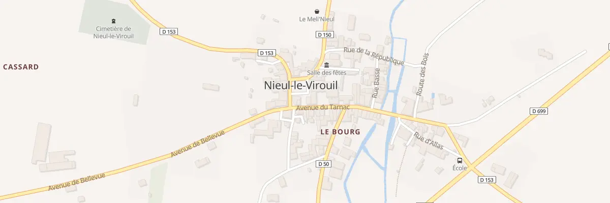 Plan du 3 Av du Tarnac à Nieul-le-Virouil