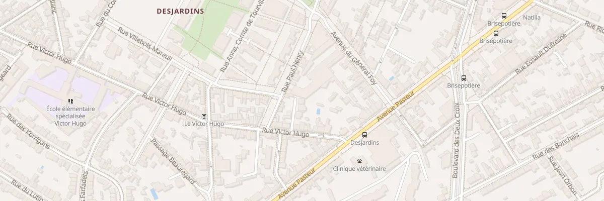 Plan du 95 Rue Victor Hugo à Angers