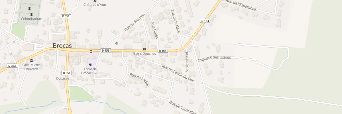 Plan du 310 Rue Camille Lugardon à Brocas
