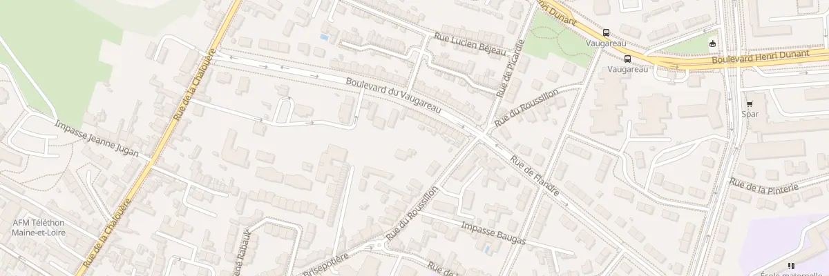 Plan du 54 Bd du Vaugareau à Angers
