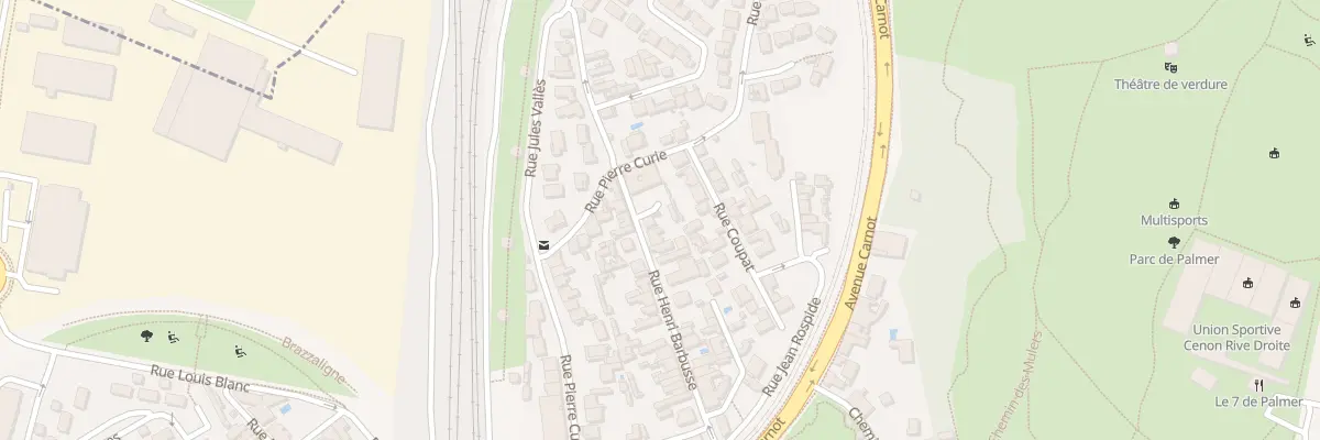 Plan du 31 Rue Henri Barbusse à Cenon