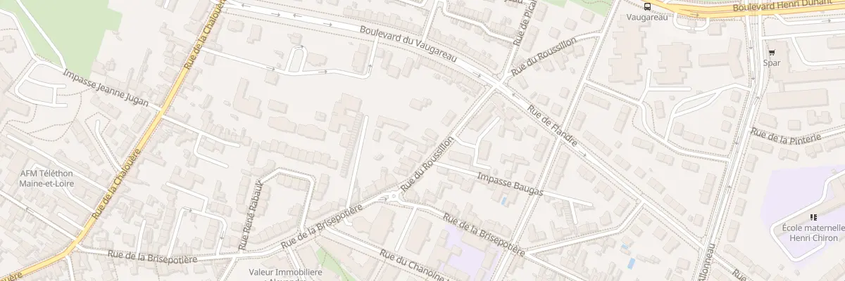 Plan du 24 Rue du Roussillon à Angers