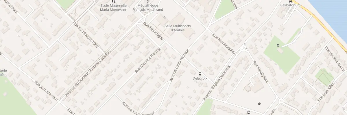 Plan du 10 Rue Montaigne à Ambès