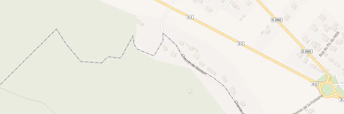 Plan du 4 Che de Gassan à Abos