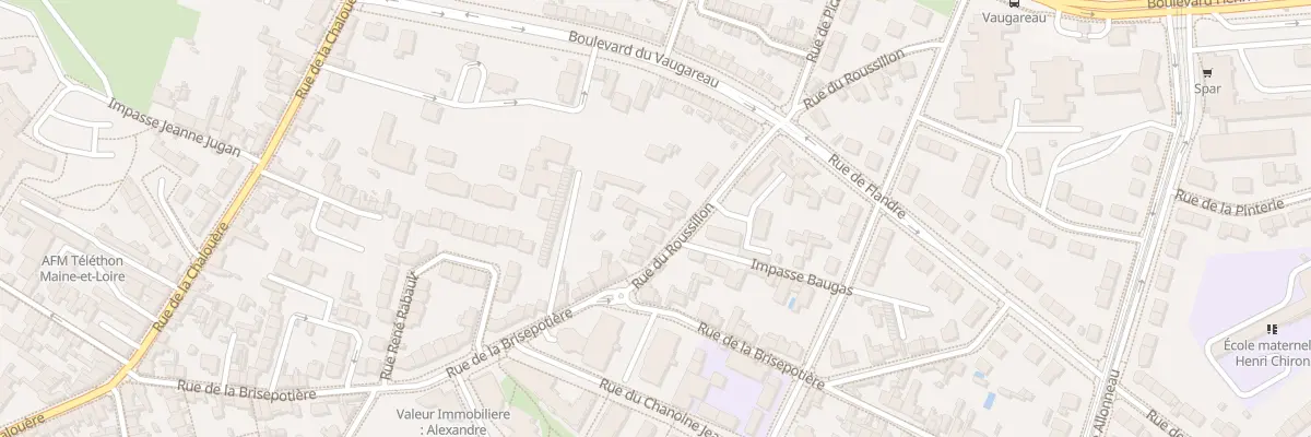 Plan du 26 Rue du Roussillon à Angers