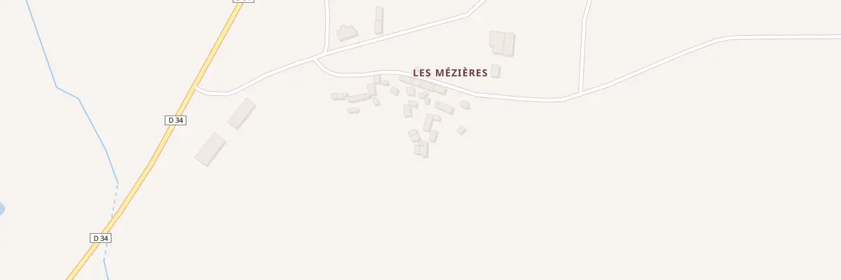 Plan du 5 Les Mezieres à Montreuil-Poulay