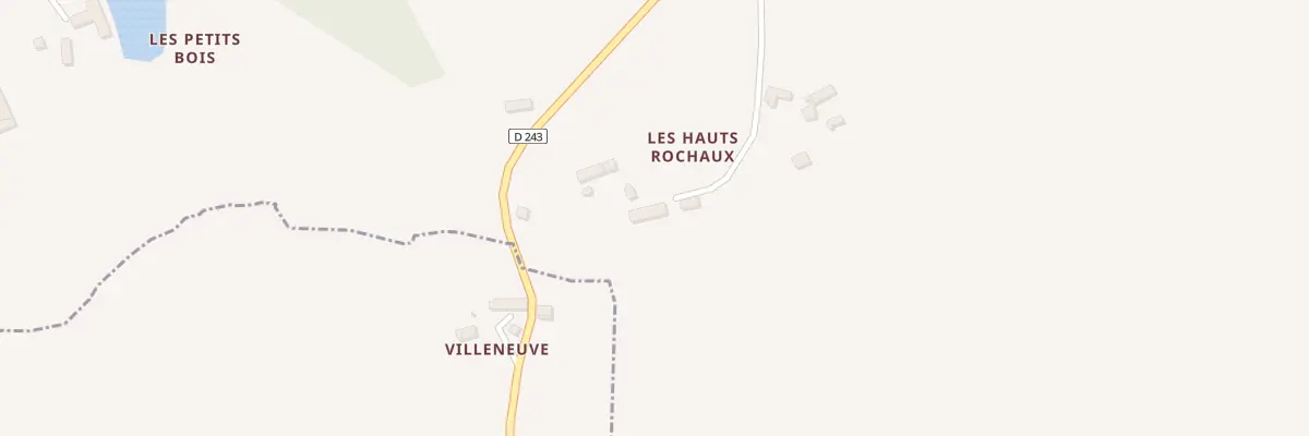 Plan du 5 Les Hauts Rochaux Le Houss au Housseau-Brétignolles