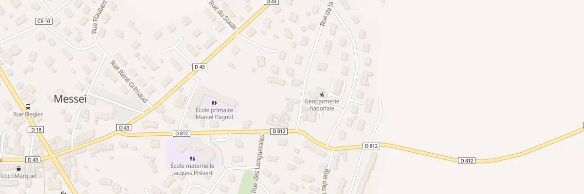 Plan du 1B Rue de la Croix Boissée à Messei