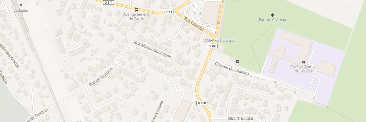 Plan du 299 Av de Saint-médard-d’Eyrans à Cadaujac