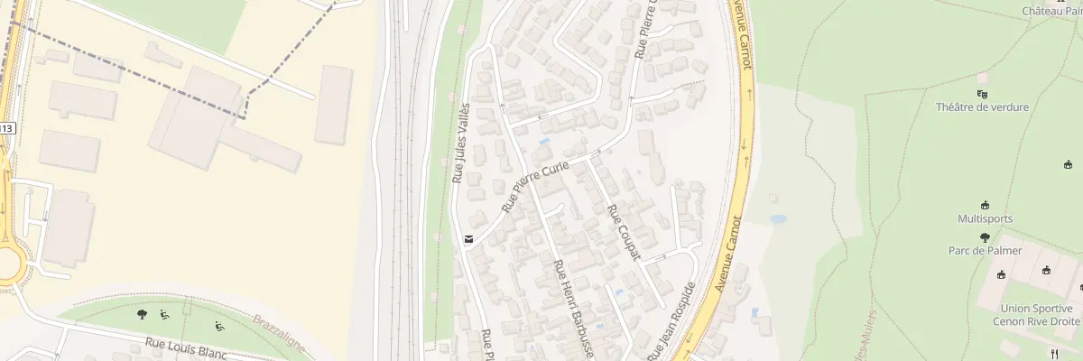 Plan du 39 Rue Henri Barbusse à Cenon