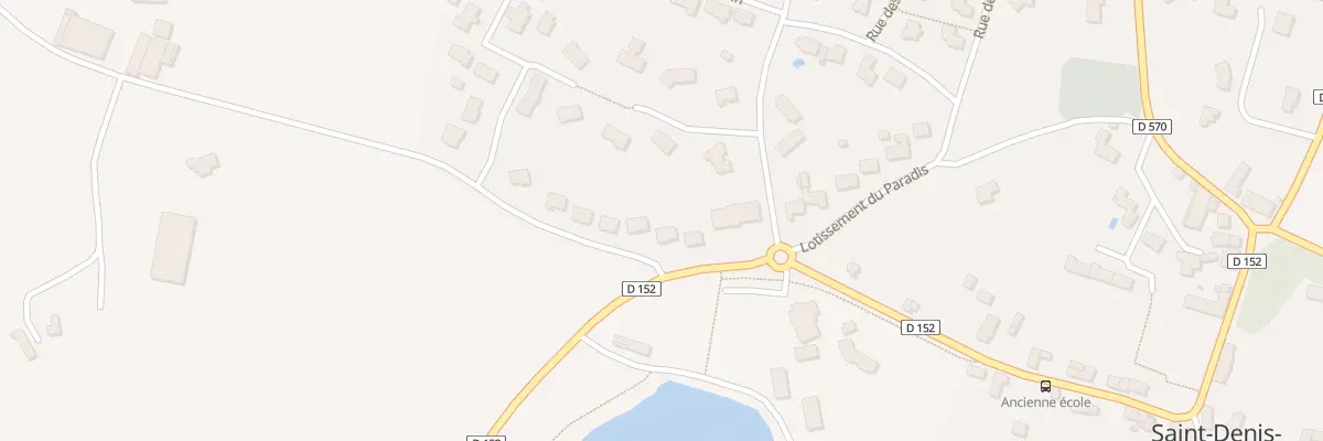 Plan du 10 Lot. du Paradis à Saint-Denis-du-Maine