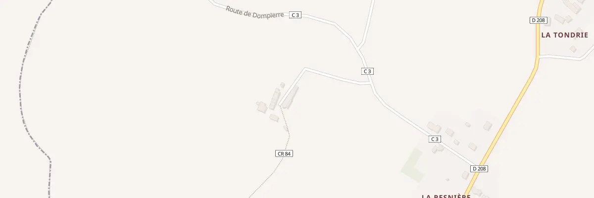Plan du 151 Le Rocher Morel à Champsecret