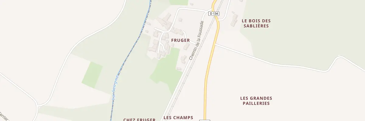 Plan du 16 Che de la Foussade à Saint-Sever-de-Saintonge