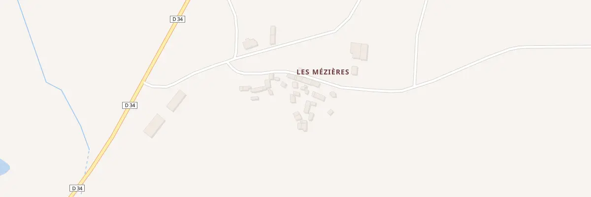Plan du 7 Les Mezieres à Montreuil-Poulay
