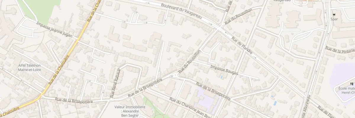 Plan du 32 Rue du Roussillon à Angers