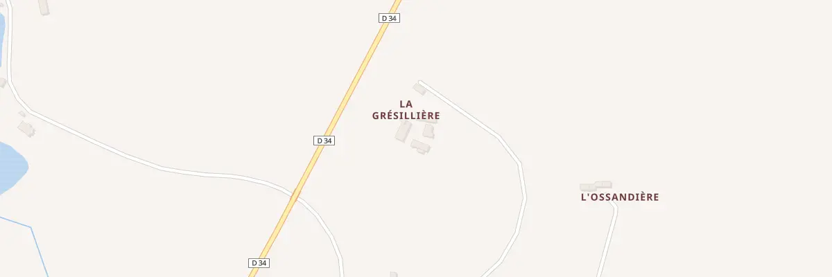 Plan du 1 La Gresillere à Montreuil-Poulay
