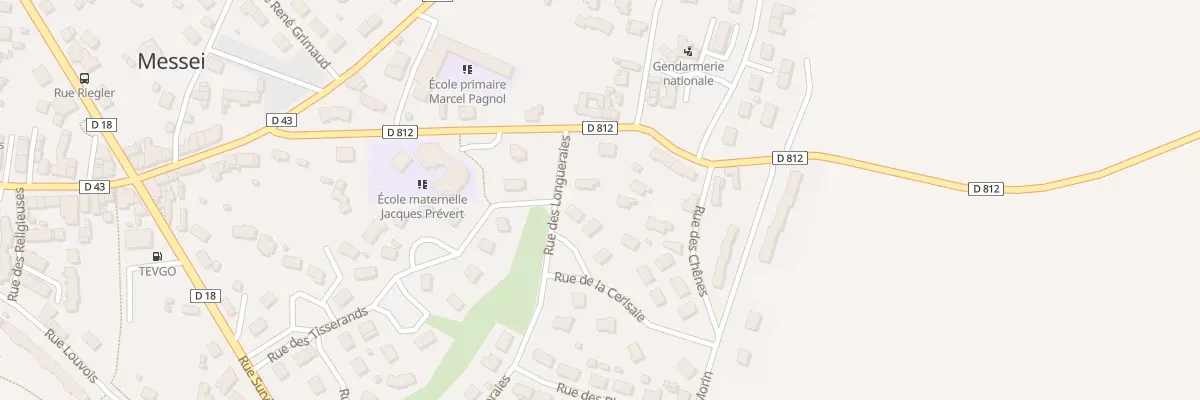 Plan du 20 Rue des Longueraies à Messei