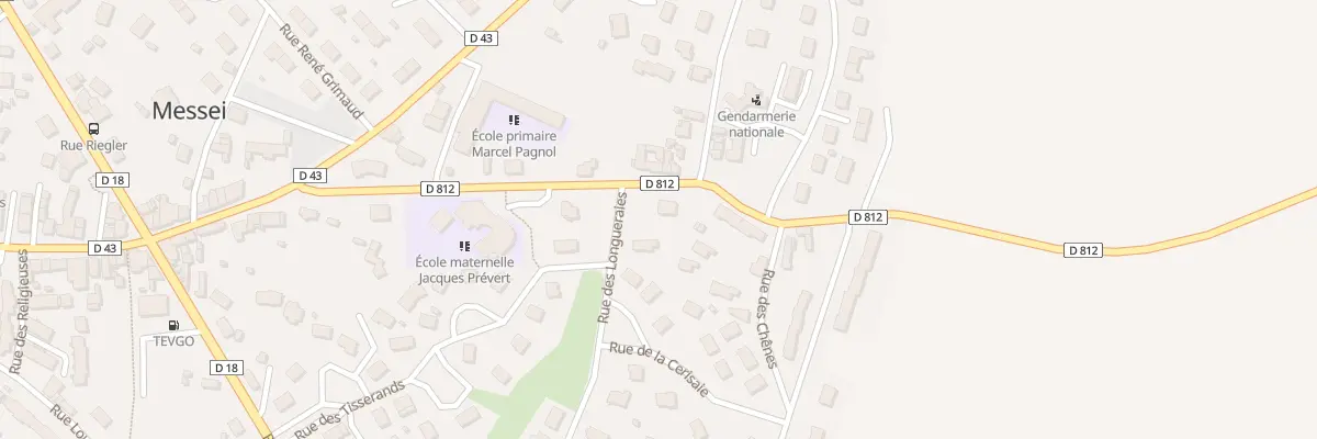 Plan du 22 Rue des Longueraies à Messei