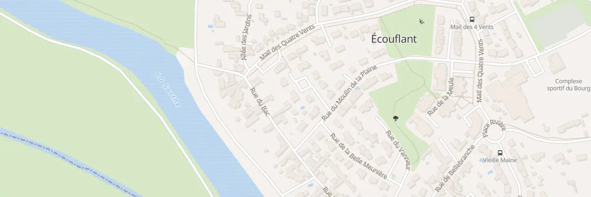 Plan du 3 Rue des Bleuets à Écouflant