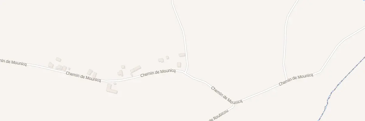Plan du 801 Chem de Mounicq à Monget