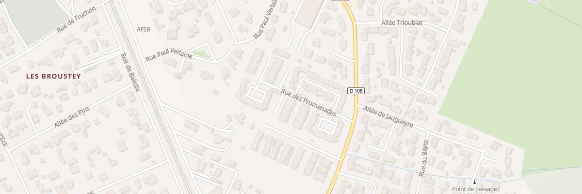 Plan du 34 Rue des Frénes à Cadaujac