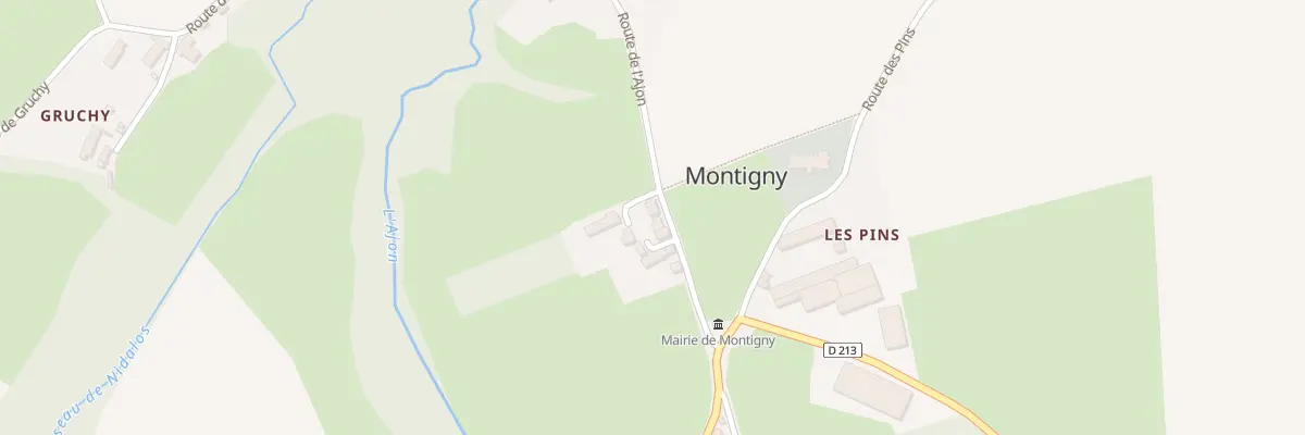 Plan du 5 Rte de l’Ajon à Montigny