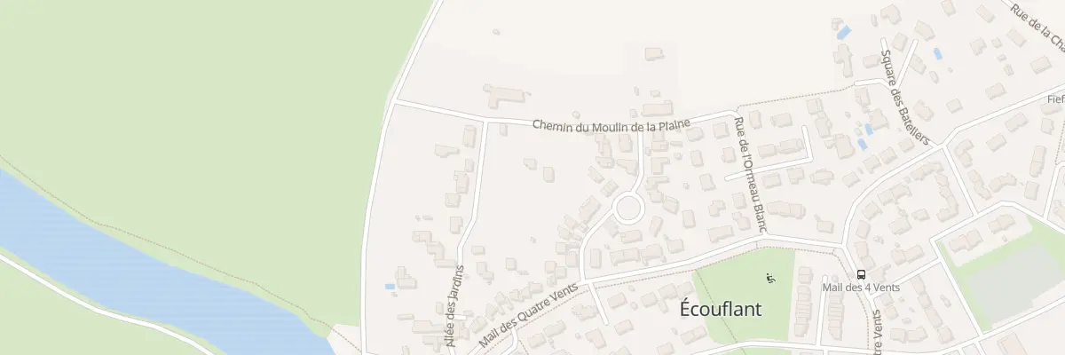 Plan du 1 All des Jardins à Écouflant
