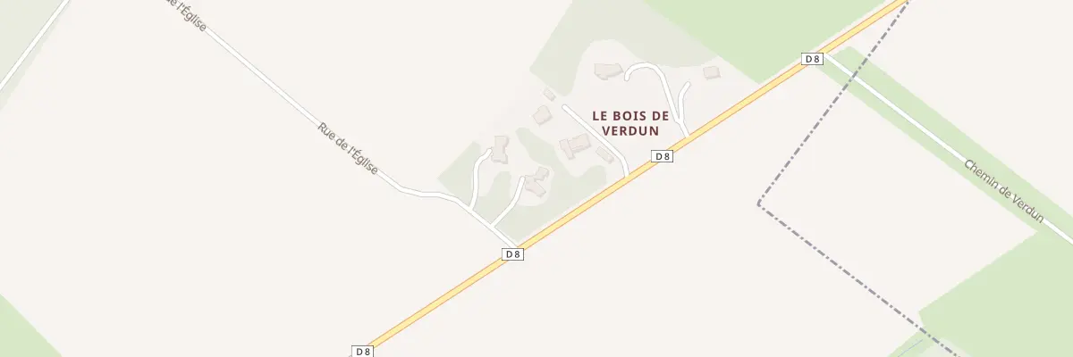 Plan du 3 Le Bois de Verdun à Vacognes-Neuilly