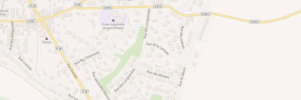 Plan du 14 Rue des Longueraies à Messei