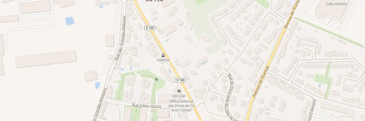 Plan du 64 Rue David d’Angers aux Ponts-de-Cé