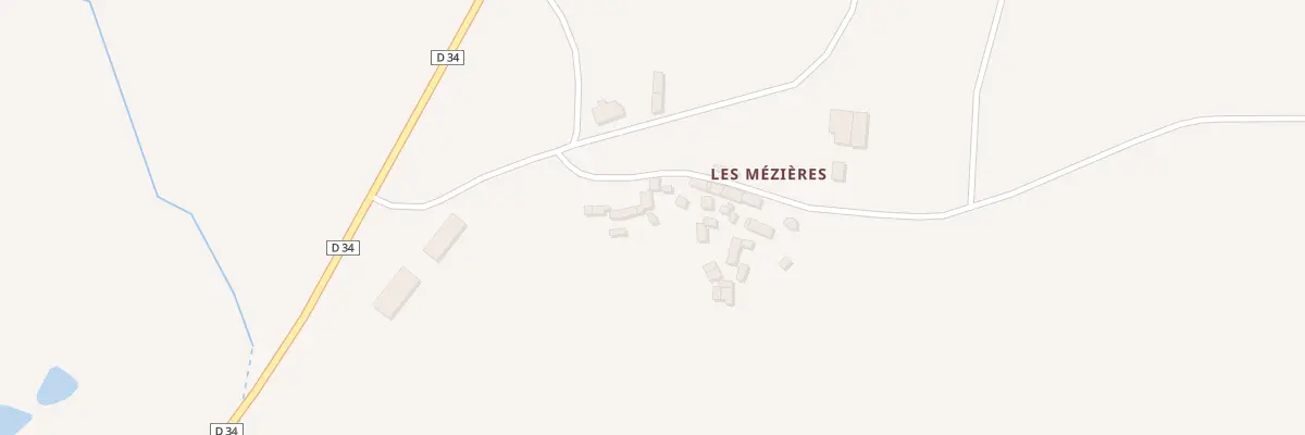 Plan du 19 Les Mezieres à Montreuil-Poulay