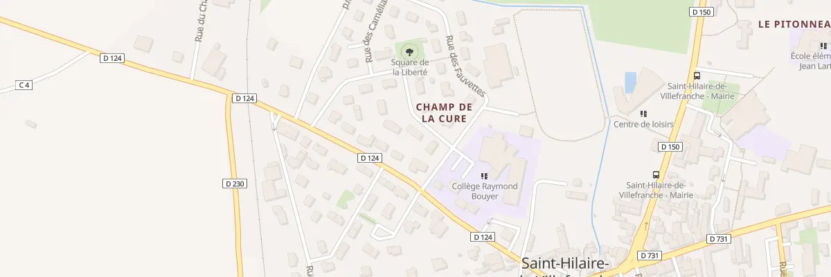 Plan du 1 Rue de Provence à Saint-Hilaire-de-Villefranche