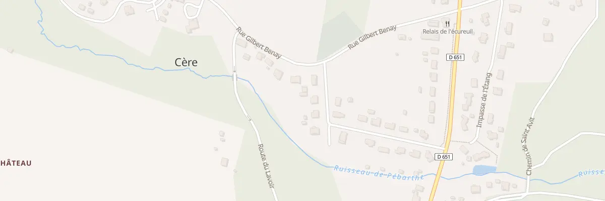 Plan du 247 Rue du 21 Août 1944 à Cère