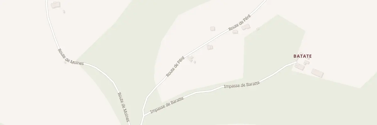 Plan du 264 Rte de Pere à Morlanne
