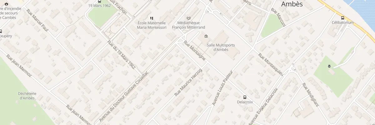 Plan du 6 Rue Montaigne à Ambès