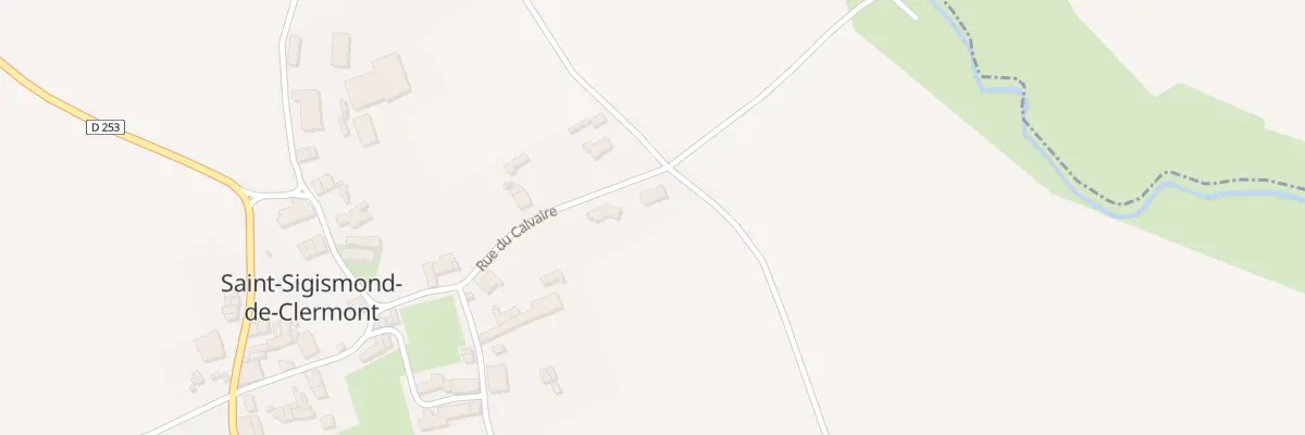 Plan du 14 Rue du Calvaire à Saint-Sigismond-de-Clermont